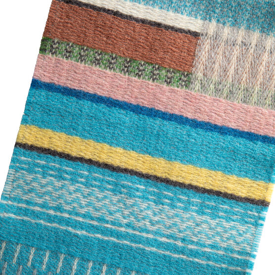 Blue pool scarf